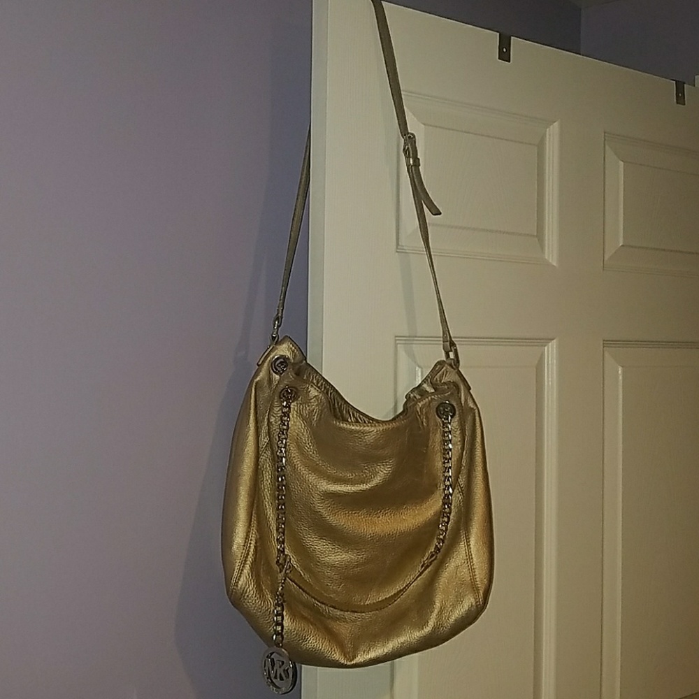 Michael Kors genuine leather shoulder bag